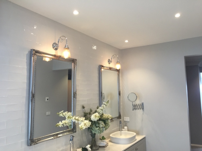 Ensuite wall lights